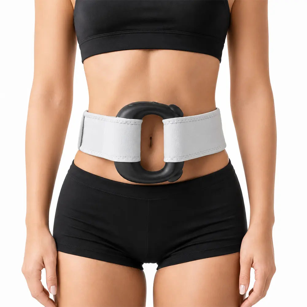 Turbo-Vibe Fascia Ring Belt – Rechargeable Hands-Free Full Body Massage Device, 6 Speed 6 Mode Mini Ab Trainer for Muscle Recovery & Deep Tissue Relief, Perfect Gifts for Boyfriend, Men, Women, Adults