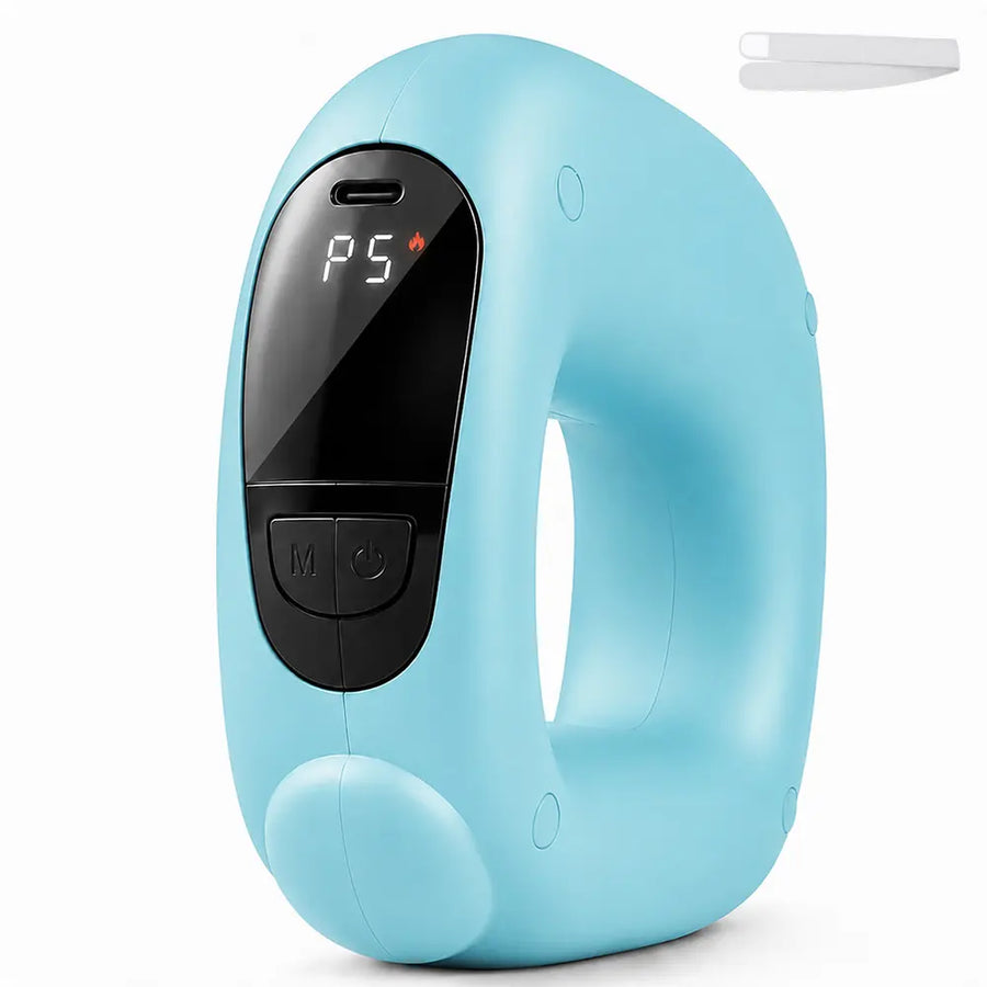 Turbo-Vibe Fascia Ring Belt – Rechargeable Hands-Free Full Body Massage Device, 6 Speed 6 Mode Mini Ab Trainer for Muscle Recovery & Deep Tissue Relief, Perfect Gifts for Boyfriend, Men, Women, Adults