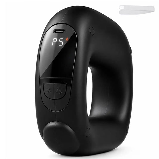 Turbo-Vibe Fascia Ring Belt – Rechargeable Hands-Free Full Body Massage Device, 6 Speed 6 Mode Mini Ab Trainer for Muscle Recovery & Deep Tissue Relief, Perfect Gifts for Boyfriend, Men, Women, Adults